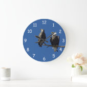 Weißkopfseeadler Große Wanduhr (Zuhause)