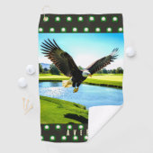 Weißkopfseeadler - Großer Vogel Golfhandtuch (Insitu)
