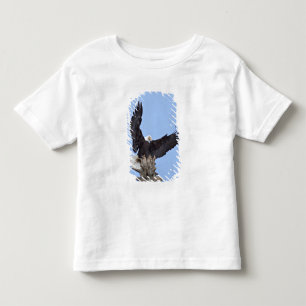 Weißkopfseeadler (Haliaeetus leucocephalus) mit Fl Kleinkind T-shirt