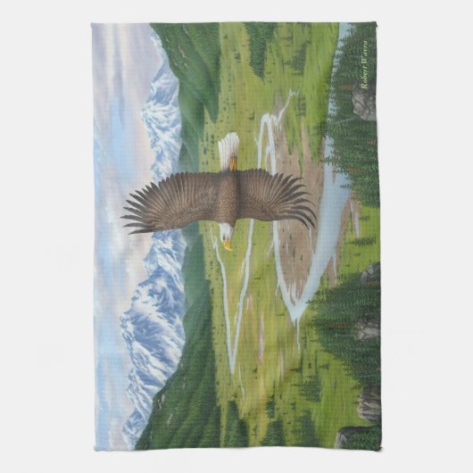 Weißkopfseeadler Handtuch (Vertikal)