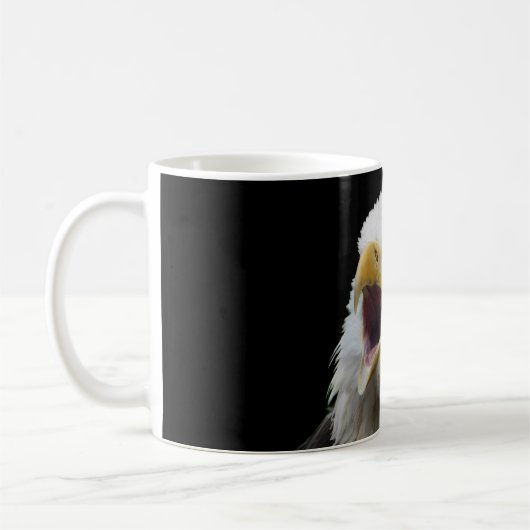 Weißkopfseeadler Handtuch Kaffeetasse (Links)