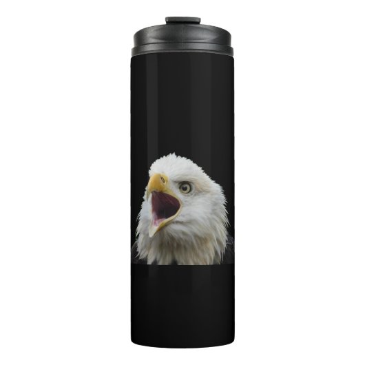 Weißkopfseeadler Handtuch Thermosbecher (Vorderseite)