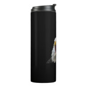 Weißkopfseeadler Handtuch Thermosbecher (Nach links gedreht)