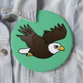 Weißkopfseeadler im Flug Button (Beispiel)