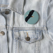 Weißkopfseeadler im Flug Button (Beispiel)