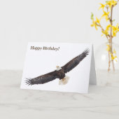 Weißkopfseeadler im Flug Karte (Gelbe Blume)