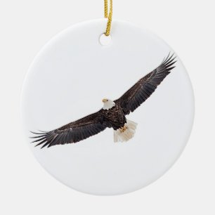 Weißkopfseeadler im Flug Keramik Ornament