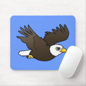 Weißkopfseeadler im Flug Mousepad (Mit Mouse)