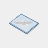 Weißkopfseeadler im Flug Post-it Klebezettel (angewinkelt)