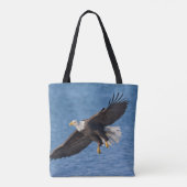 Weißkopfseeadler im Flug Tasche (Rückseite)