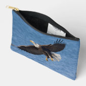 Weißkopfseeadler im Flug Zubehörtasche (Offen)