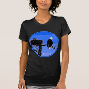 Weißkopfseeadler im Winter - Originale Wildtierkun T-Shirt