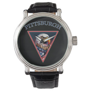Weißkopfseeadler in Pittsburgh Armbanduhr