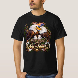 Weißkopfseeadler Jackie und Shadow Fan Club T-Shir T-Shirt