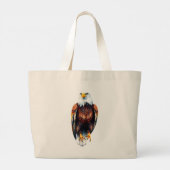 Weißkopfseeadler Jumbo Stoffbeutel (Rückseite)