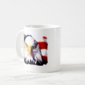 Weißkopfseeadler Kaffeetasse (Vorderseite Links)