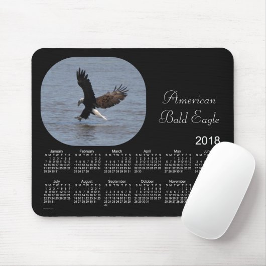 Weißkopfseeadler-Kalender 2018 durch Janz Mousepad (Mit Mouse)