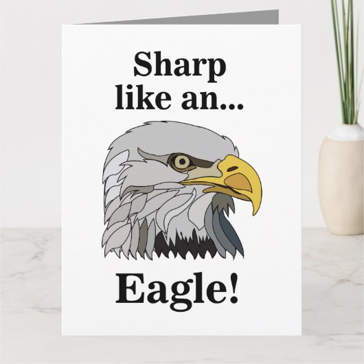 Weißkopfseeadler Karte (Vorderseite)