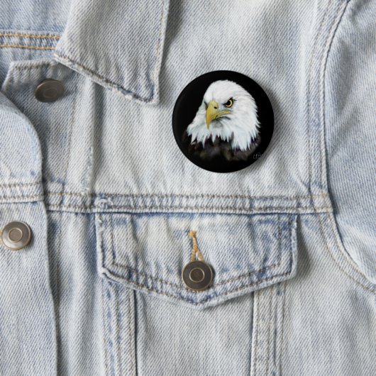 Weißkopfseeadler-Knopf 2 Button (Beispiel)