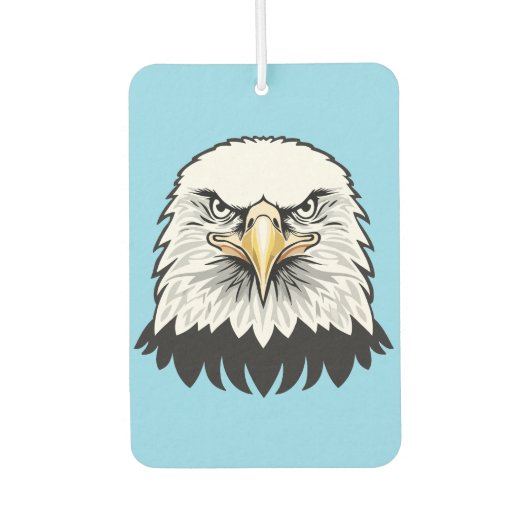 Weißkopfseeadler Kopf Autolufterfrischer (Vorderseite)
