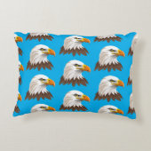 Weißkopfseeadler Kopf Dekokissen (Rückseite)