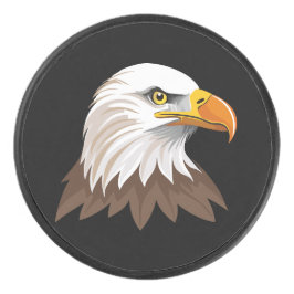 Weißkopfseeadler Kopf Eishockey Puck