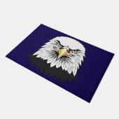 Weißkopfseeadler Kopf Fußmatte (Schrägansicht)