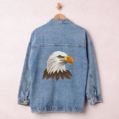 Weißkopfseeadler Kopf Jeansjacke (Hangar)