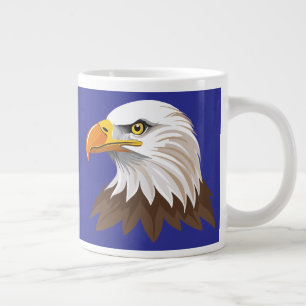 Weißkopfseeadler Kopf Jumbo-Tasse
