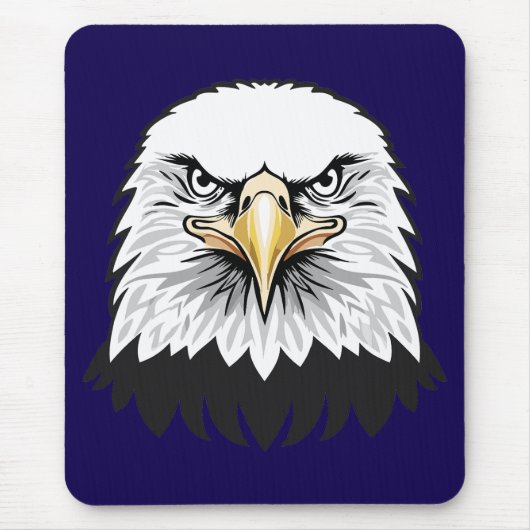 Weißkopfseeadler Kopf Mousepad (Vorne)