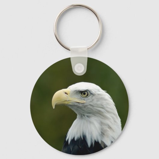 Weißkopfseeadler-Kopf-Schlüsselanhänger Schlüsselanhänger (Vorderseite)