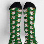 Weißkopfseeadler Kopf Socken (Oben)