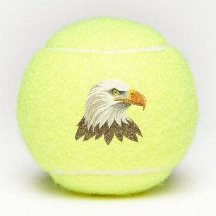 Weißkopfseeadler Kopf Tennisbälle