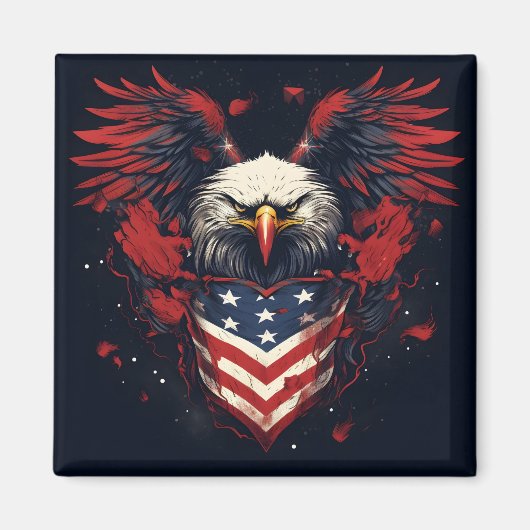 Weißkopfseeadler Magnet (Vorne)