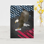 Weißkopfseeadler mit Abschlussdiplom 2026 Karte (Gelbe Blume)