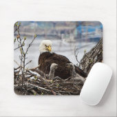 Weißkopfseeadler mit eaglets mousepad (Mit Mouse)