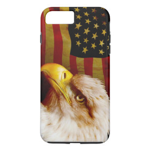 Weißkopfseeadler mit Flagge Case-Mate iPhone Hülle