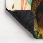 Weißkopfseeadler mit Flagge Mousepad (Ecke)