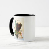 Weißkopfseeadler mit Flagge Tasse (Vorderseite Links)