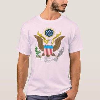 Weißkopfseeadler mit Schild und Olivenzweig T-Shirt