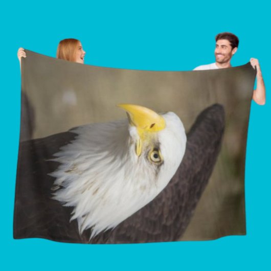 Weißkopfseeadler Mut – Kuschel-Fleece-Decke Fleecedecke