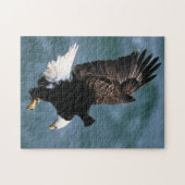 Weißkopfseeadler - nationaler Vogel der Puzzle (Horizontal)