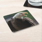 Weißkopfseeadler Nennen Rechteckiger Pappuntersetzer (angewinkelt)