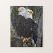 Weißkopfseeadler-Paar-Puzzlespiel Puzzle (Vertikal)