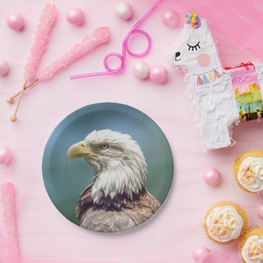 Weißkopfseeadler-Pappteller Pappteller (Party)