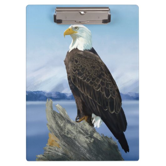 Weißkopfseeadler Planer Klemmbrett (Vorderseite)