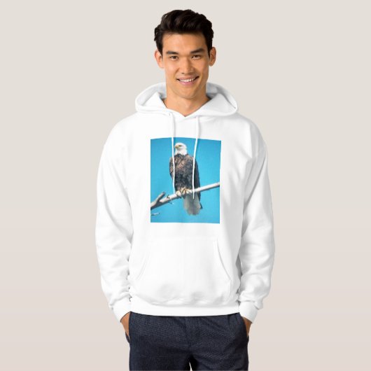 Weißkopfseeadler Pullover Hoodie (Vorne ganz)