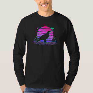 Weißkopfseeadler Raubvogel Beobachtung Retro 80er T-Shirt
