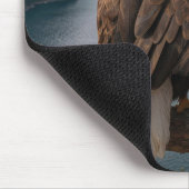 Weißkopfseeadler schützt seinen Partner Mousepad (Ecke)
