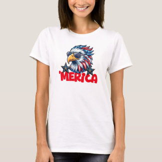 Weißkopfseeadler Sonnenbrille 'Merica T-Shirt